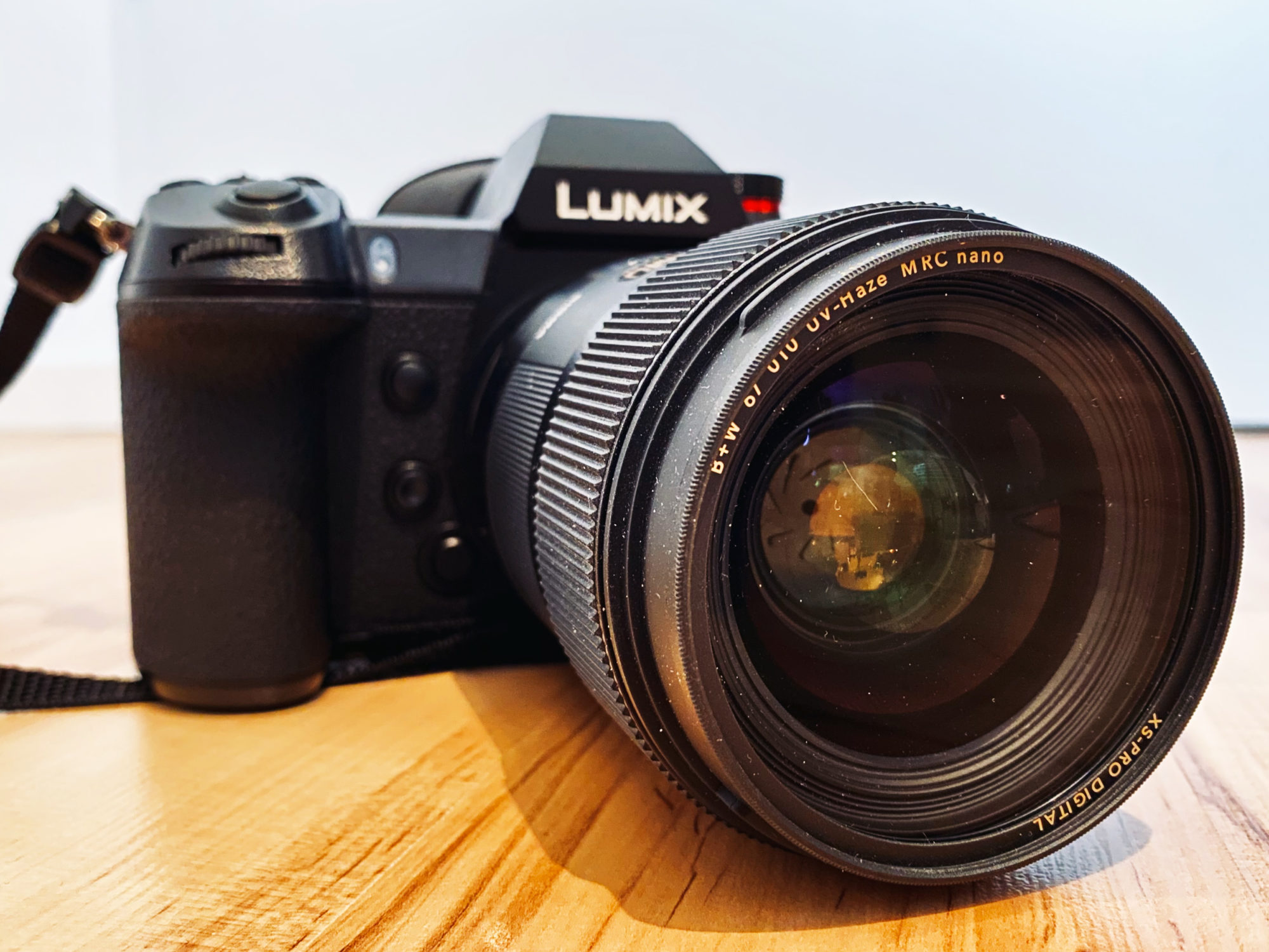 Panasonic Lumix S1 mit Sigma 35mm F1,4 DG HSM und montiertem UV-Filter